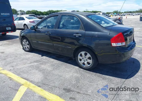 2009 Kia Spectra Lx from USA, damaged, VIN KNAFE222595611046